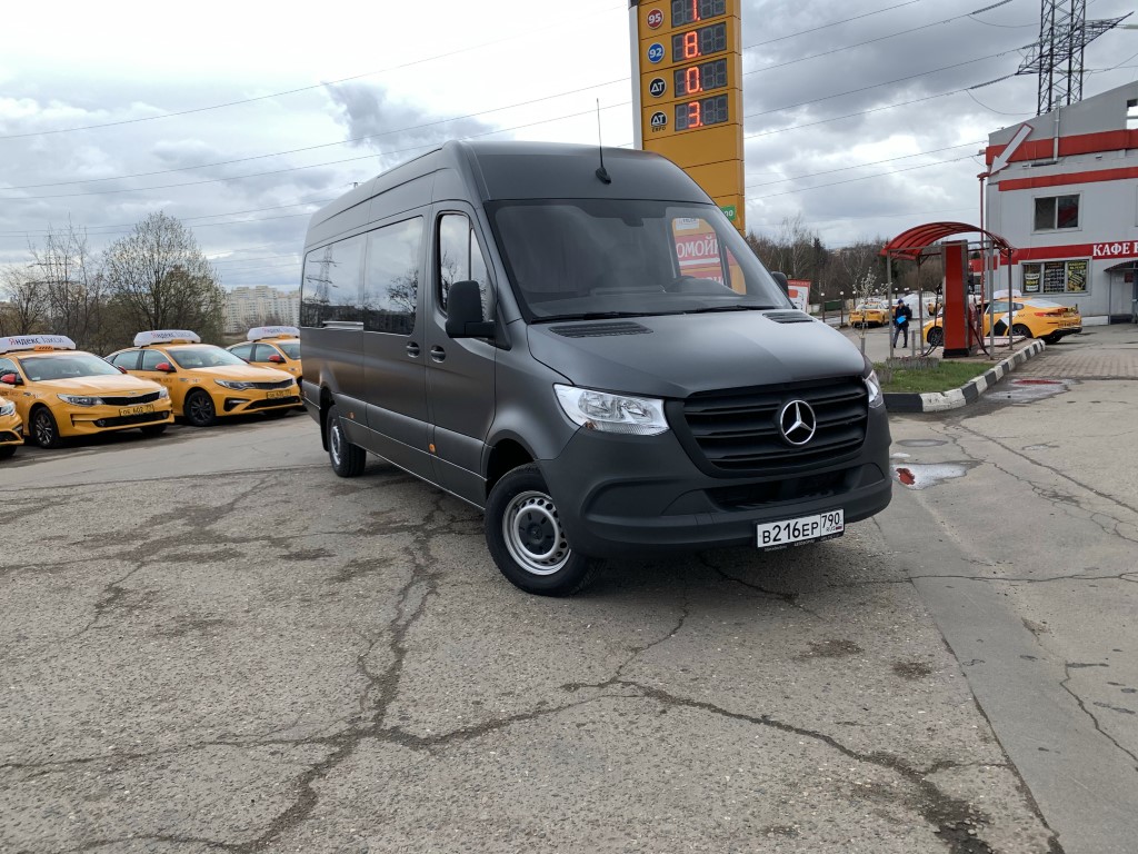 Оклейка микроавтобусов рекламной пленкой_1